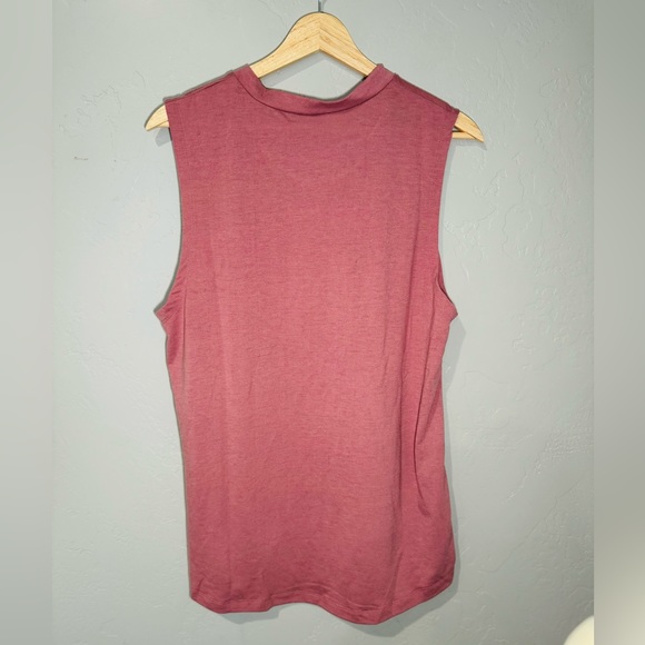 Rae Mode DreamKnit Sleevless Love Tank Ultra Soft Cranberry Mauve Size Large NWT - Picture 3 of 14